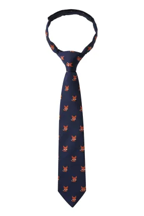 Kids Necktie with North American Kit Fox Design