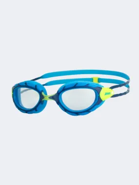 Zoggs Predator Kids Swim Goggles Blue/Lime/Clear